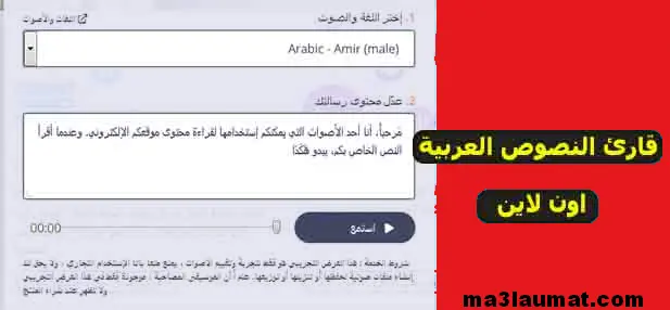 قارئ النصوص العربية