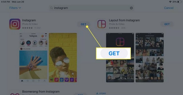 قم بتنزيل وتثبيت تطبيق Instagram