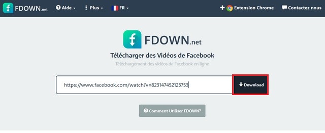 انقر فوق زر التنزيل