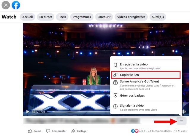 ابحث عن الفيديو الذي تريد تنزيله