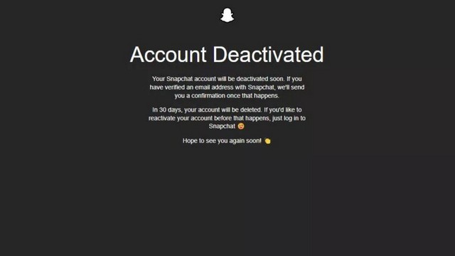 احذف حساب Snapchat