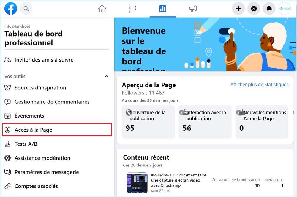 انقر فوق الانتقال إلى الصفحة