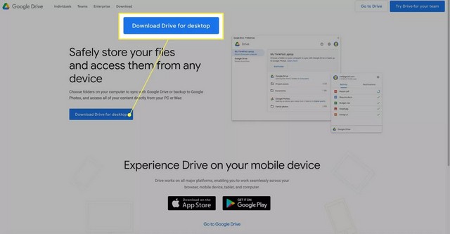قم بتنزيل وتثبيت Google Drive