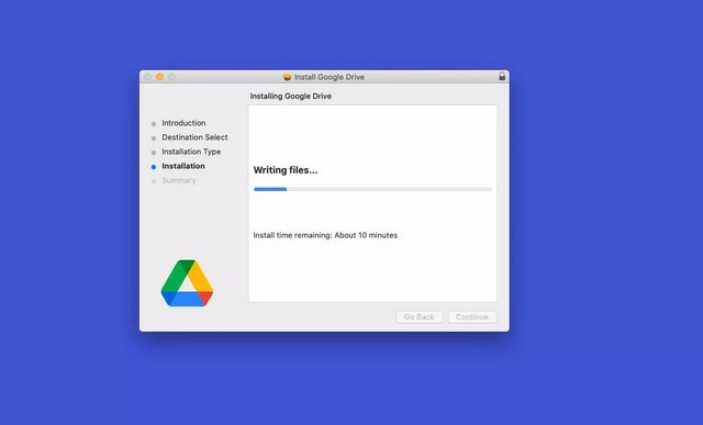 قم بتثبيت Google Drive على جهاز Mac