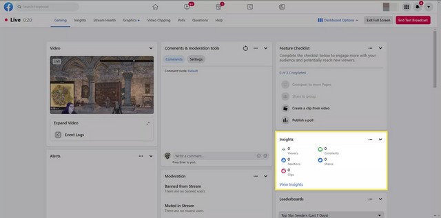 مراقبة دفق ألعابك على Facebook