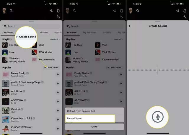 أضف موسيقى إلى Snapchat