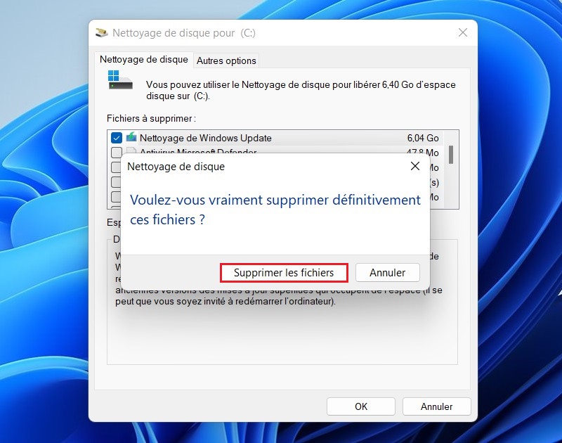 احذف ملفات Windows Update