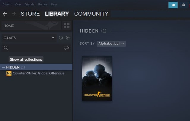 ابحث عن ألعاب مخفية على Steam
