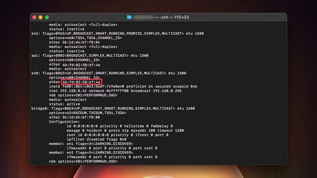 ما هو عنوان MAC