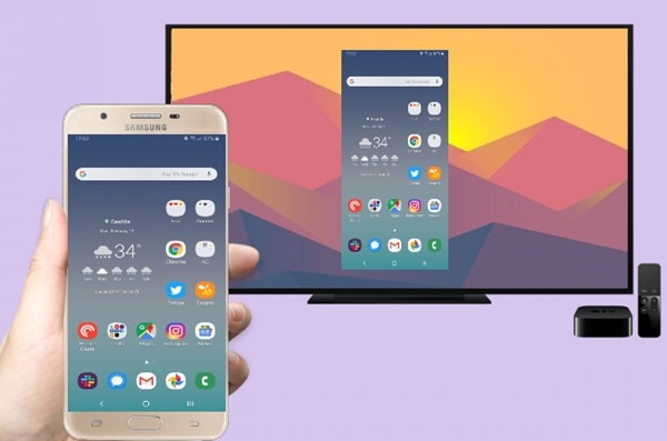 سجل باستخدام ميزة مرآة Android