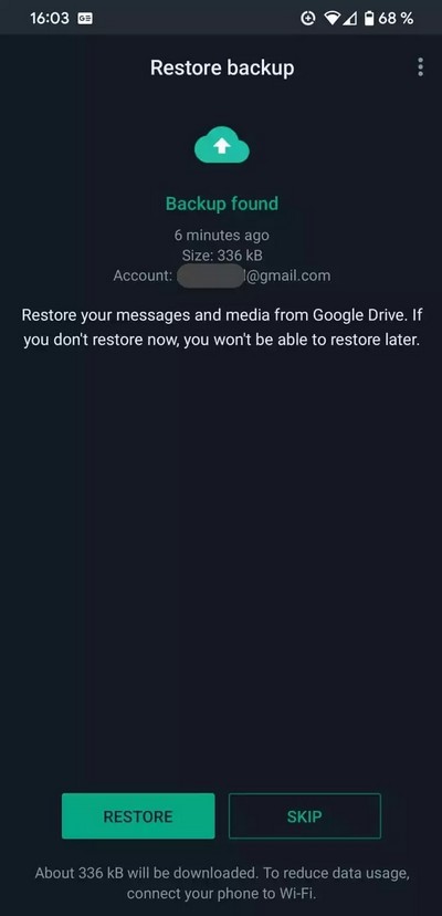 انقل WhatsApp إلى هاتف ذكي جديد