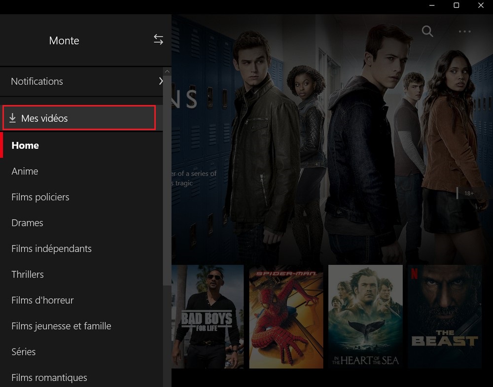حدد مقاطع الفيديو الخاصة بي