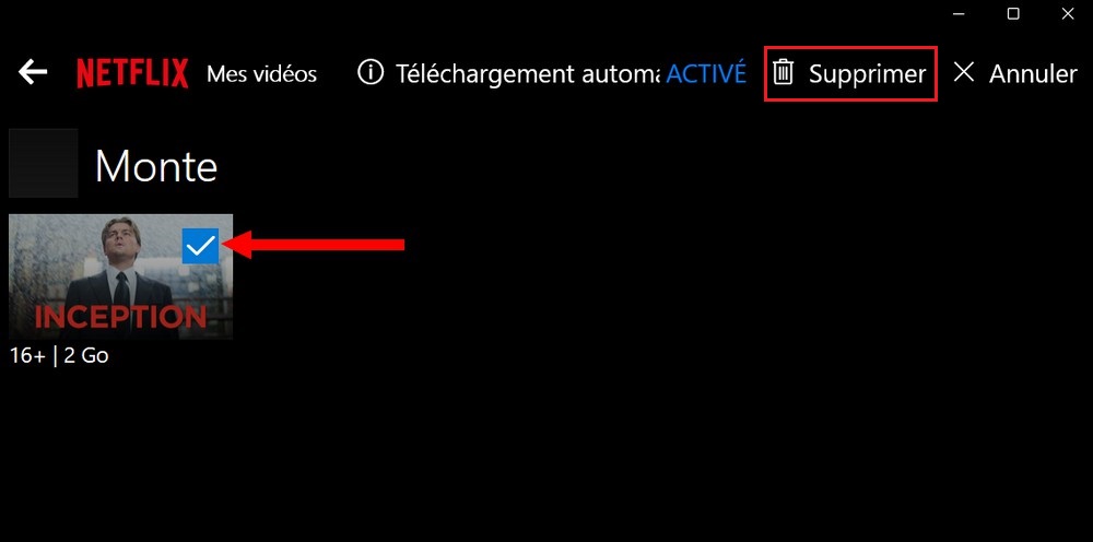 احذف مقاطع الفيديو التي تم تنزيلها من Netflix