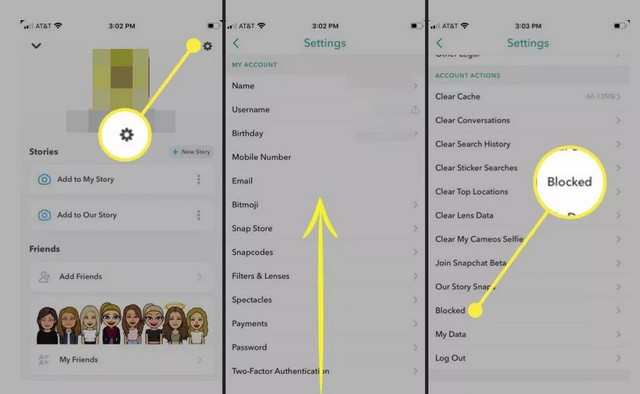 قم بإلغاء حظر شخص ما على Snapchat