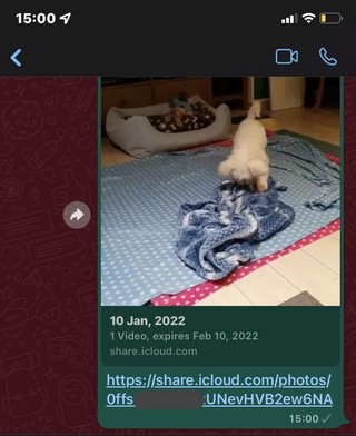أرسل الرابط عبر WhatsApp