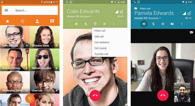هاتف Zoiper IAX SIP VOIP Softphone