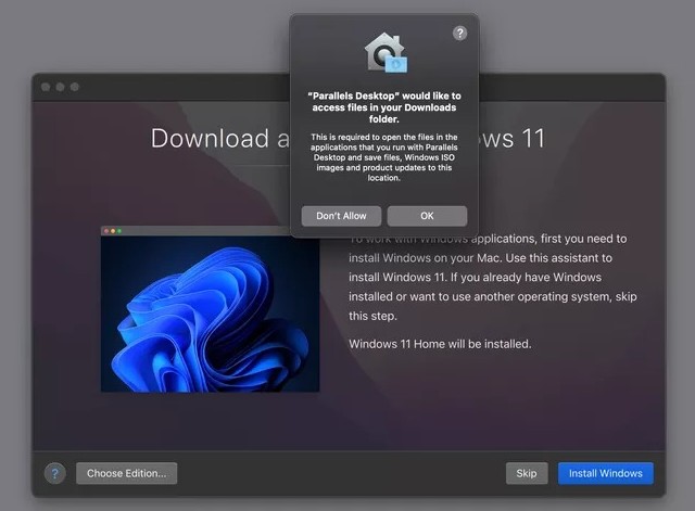 قم بتشغيل Windows 11 على جهاز Mac الخاص بك
