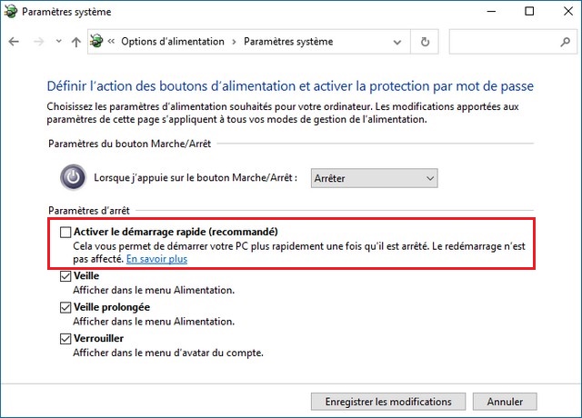 قم بتعطيل Fast Startup Windows 11