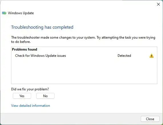 إعادة تعيين Windows Update مع استكشاف الأخطاء وإصلاحها